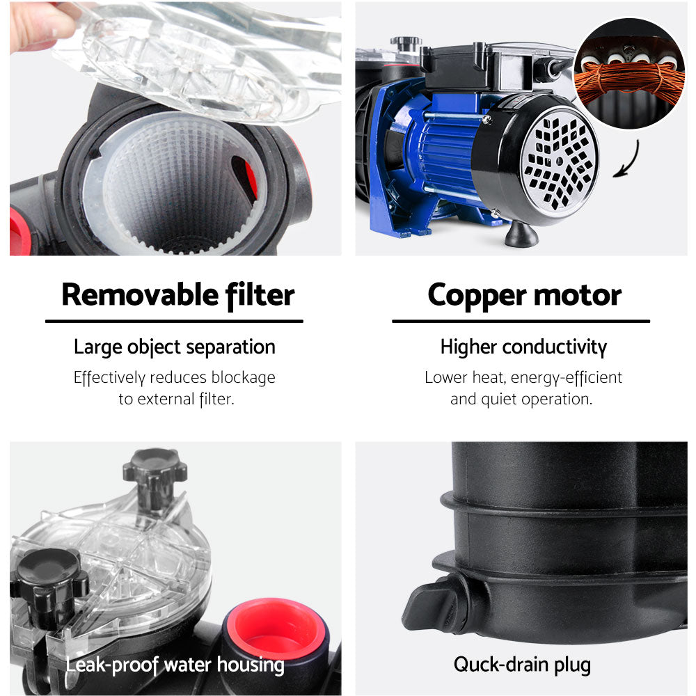 NNEDSZ 1200W Swimming Pool Water Pump