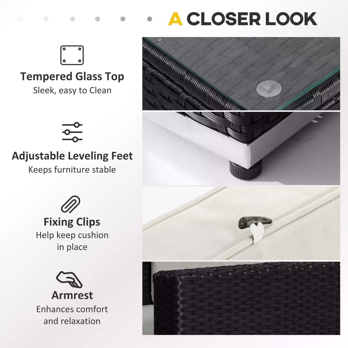 Carson Outdoor Garden Corner Couch Set