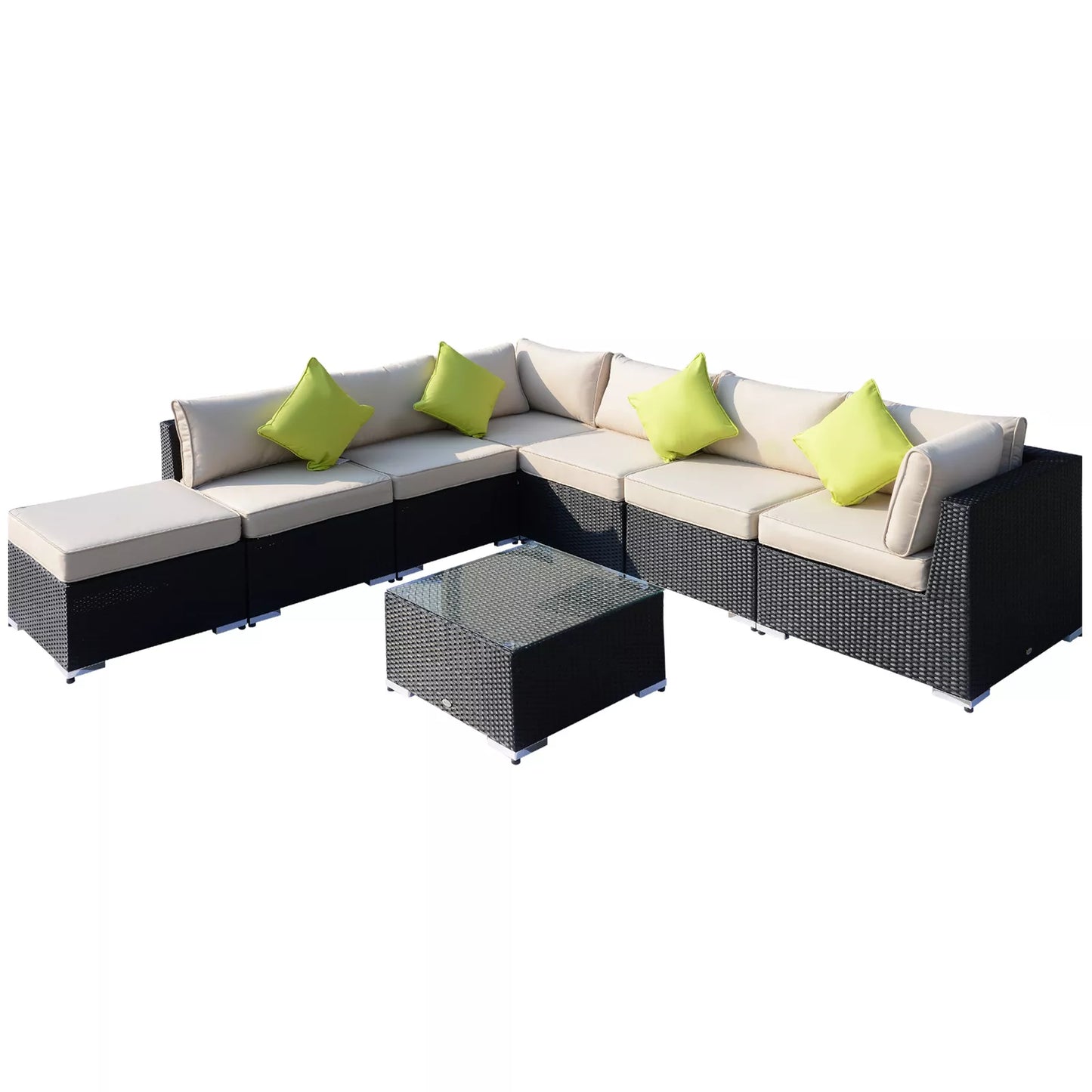 Carson Outdoor Garden Corner Couch Set