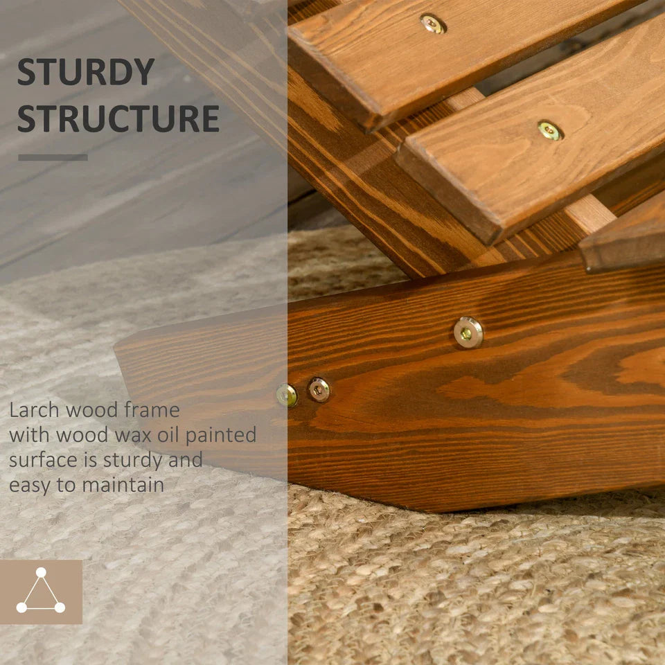 Crosby Wooden Outdoor Lounge Chair