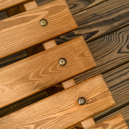 Crosby Wooden Outdoor Lounge Chair