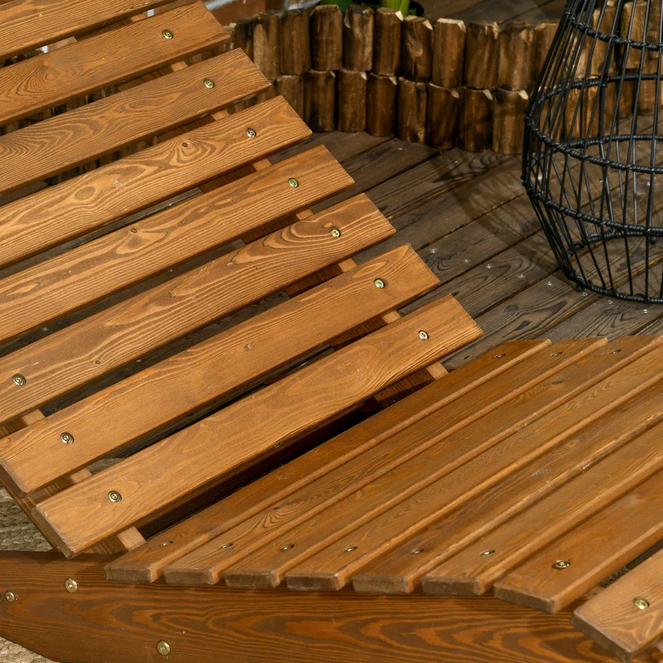 Crosby Wooden Outdoor Lounge Chair