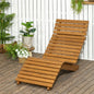 Crosby Wooden Outdoor Lounge Chair