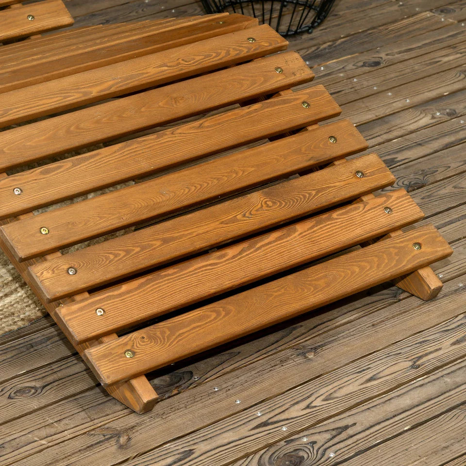 Crosby Wooden Outdoor Lounge Chair