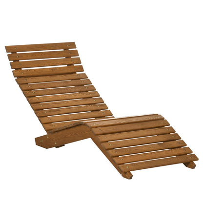Crosby Wooden Outdoor Lounge Chair